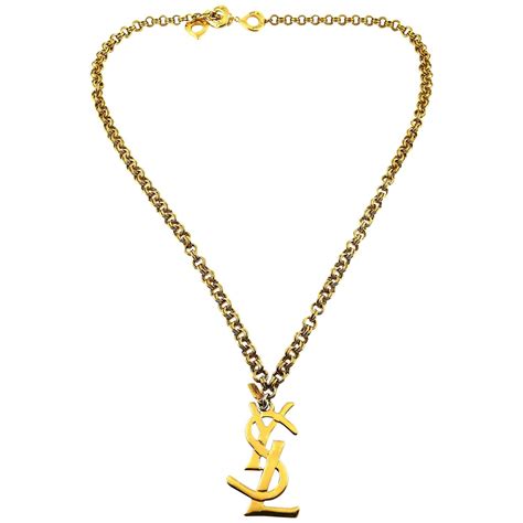 ysl pendant necklace